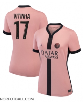 Billige Fotballdrakt Paris Saint-Germain Vitinha #17 Replika Tredjedrakt Dame 2024-25 Kortermet